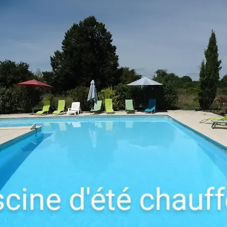 Дом отдыха La Galerie Climatise 4 8 Personnes, 2 Salles D'eau, 2 Wc, Wifi, Parking, Piscine Chauffee A Partager, Animaux Acceptes, En Pleine Nature *